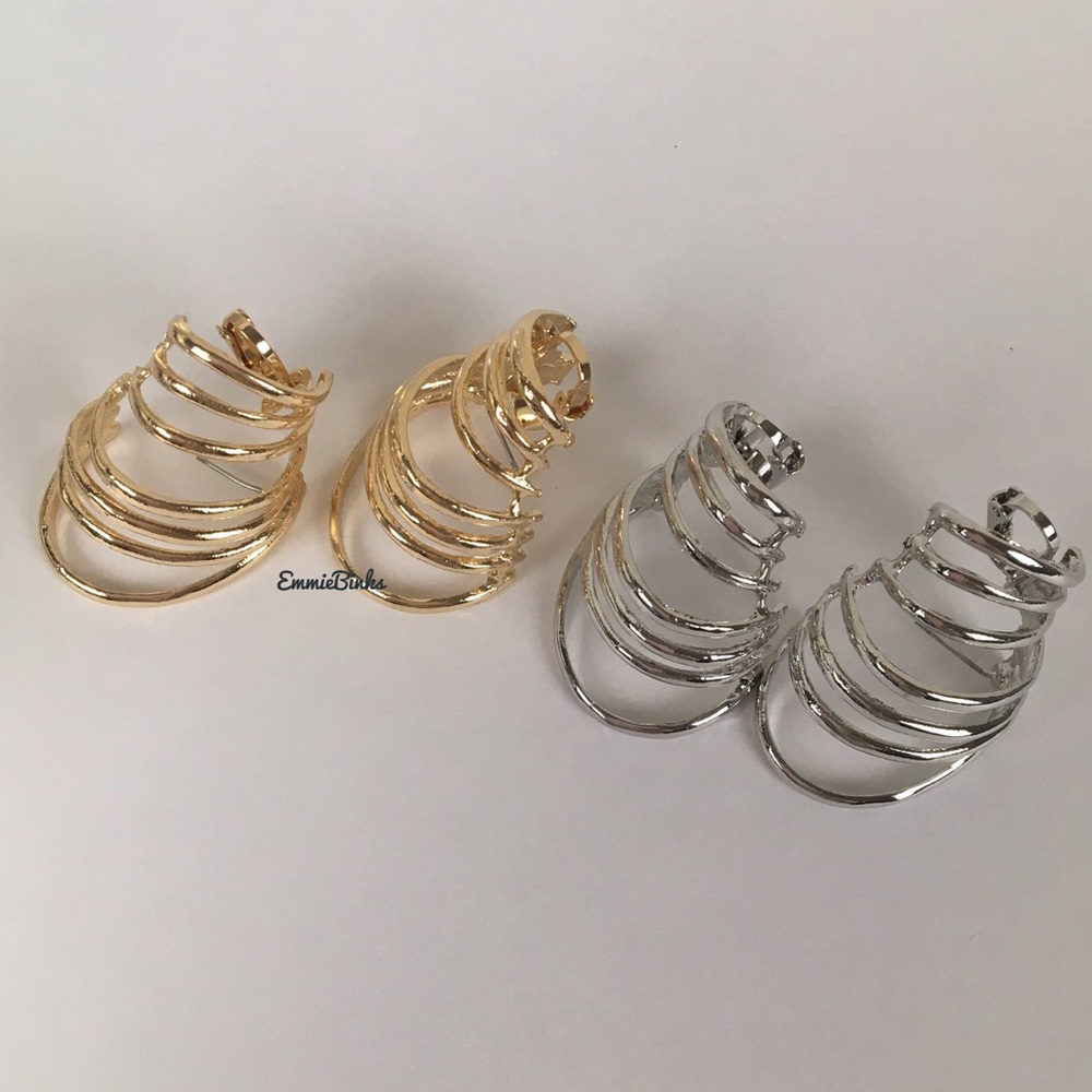 New Zara Rib Style Ear Cuffs - Picture 8 of 11